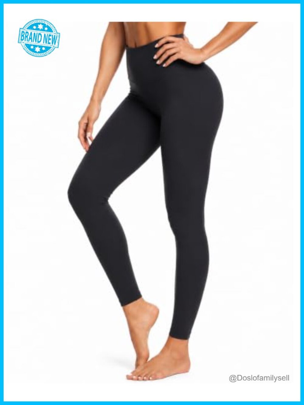 High Waisted Buttery Soft Full Length Leggings for Yoga Running Workout